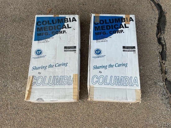 COLUMBIA SKYMASTER AIRCRAFT AISLE WHEEL CHAIRS(ATA INSIGNA ON BELTS)