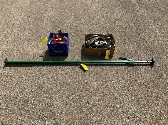 (LOT) RATCHET STRAPS & LOAD LOCK BAR