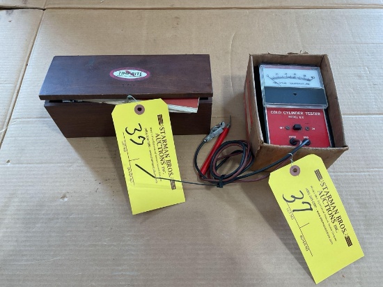 (LOT) TIME-RITE INDICATOR & EASTERN E-10 COLD CYLINDER TESTER