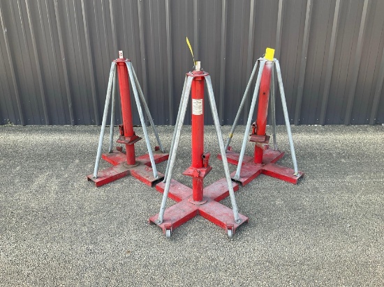 36" JACKHOUSE AIRCRAFT JACKS (ALL WORK PROPERLY)