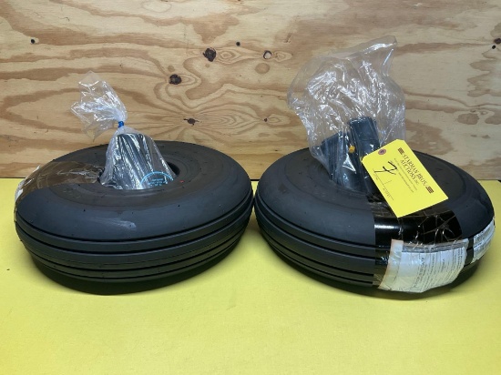 NEW CONDOR 6.00-6, 6 PLY TIRES WITH TUBES