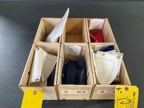 (LOT) NEW BEECHCRAFT L/G & CONTROL SURFACE ROD BOOTS