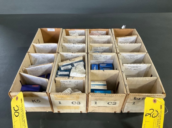 BOXES OF NEW BEARINGS & ROD ENDS