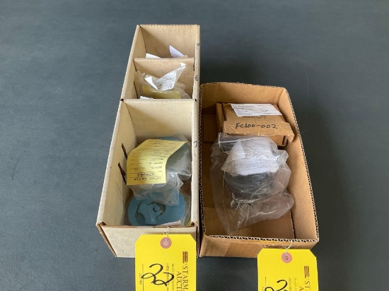 BOXES OF NEW & USED FUEL CAPS