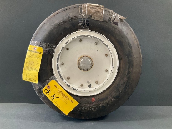 NAVAJO CLEVELAND WHEEL ASSY WITH DISC & NEW 6.50-10 TIRE