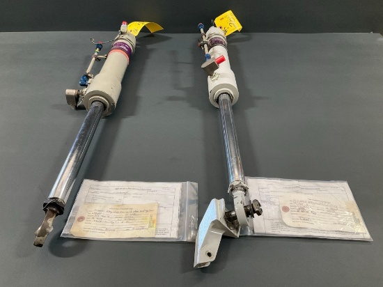 CITATION 550 MLG ACTUATORS 9912465-6 & -5 (BOTH A/R FROM TEARDOWN AIRCRAFT WITH TIMES & CYCLES