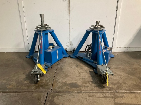 TRONAIR 28" AIR OVER HYDRAULIC, 10 TON AIRCRAFT JACKS, 02A7815-0110, 28"-71" OPERATING HEIGHT (ONLY