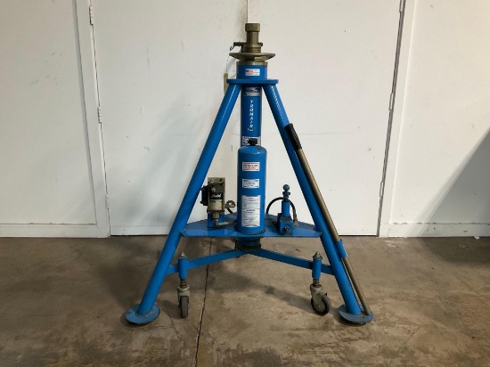 TRONAIR 46" AIR OVER HYDRAULIC, 12 TON AIRCRAFT JACK 02-1248-0100-01, 46"-92" OPERATING HEIGHT