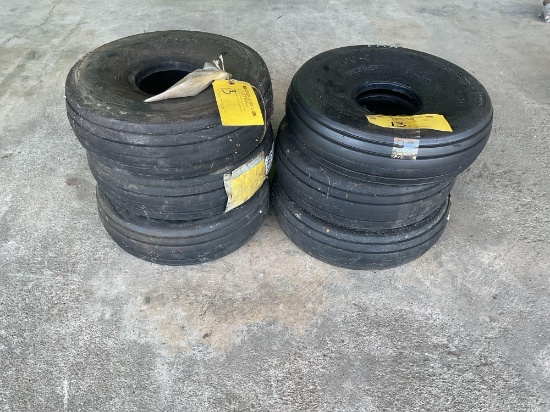 NEW & RETREAD 7.00-6 TIRES (ALL HAVE BEEN STORED IN DAMP CONDITIONS FOR MANY YEARS)