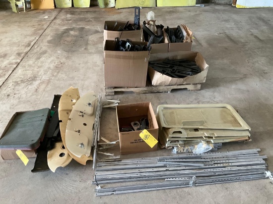 (LOT) NEW & USED INTERIOR PANELS, SEAT TRACK & MISC.