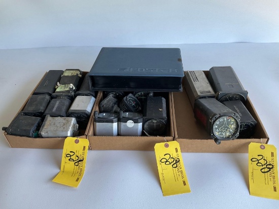 (LOT) COURSE INDICATORS & MISC (ALL FOR REPAIR OR PARTS)