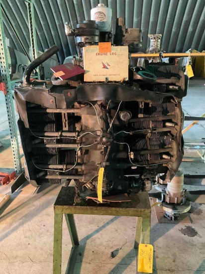 LYCOMING IO-540-C4B5 ENGINE WITH MOST ACCYS (HAS LOGS/DOES NOT INCLUDE STAND)