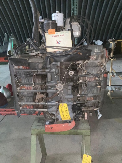LYCOMING IO-540-C4B5 ENGINE WITH MOST ACCYS (HAS LOGS/DOES NOT INCLUDE STAND)