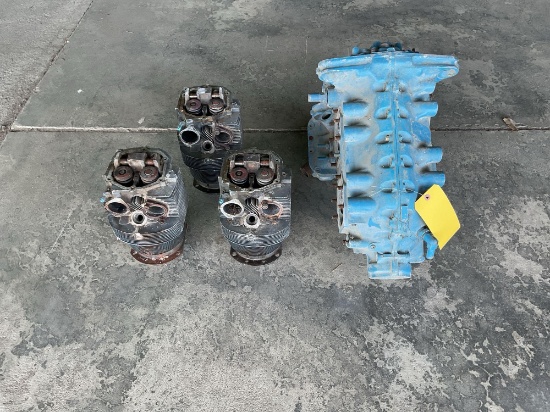 (LOT) LYCOMING 0-235-C1 CRANKCASE (CORROSION) & 360 CYLINDERS (RUSTY)