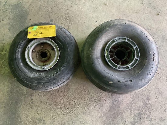 Cleveland 6.00-6 Wheels (Some Corrosion)