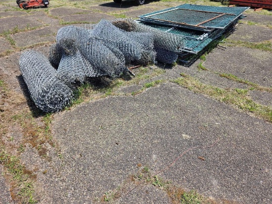 (LOT) CHAINLINK FENCE & PANELS (PACKING NOT AVAILABLE/LOCAL PICK UP ONLY)