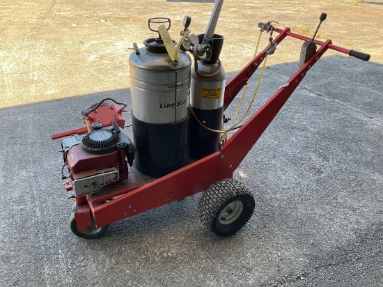 LINE STAR 44-508 STRIPING MACHINE 6 HP GAS MOTOR (TURNS OVER)