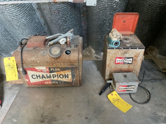 (LOT) CHAMPION SPARK PLUG CLEANERS