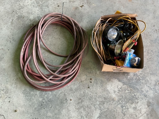 (LOT) AIRHOSE, LIGHTS & MISC