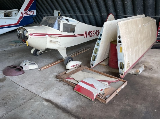 1946 Taylorcraft Bc-12d Project N43543, S/N 7202
