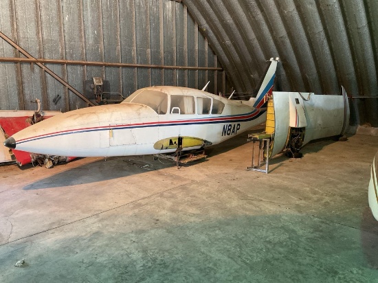 PIPER PA23-250 MODEL E AZTEC FUSELAGE & WINGS N8AP, HAS 3 AF LOGBOOKS FROM NEW UNTIL 1991 WITH