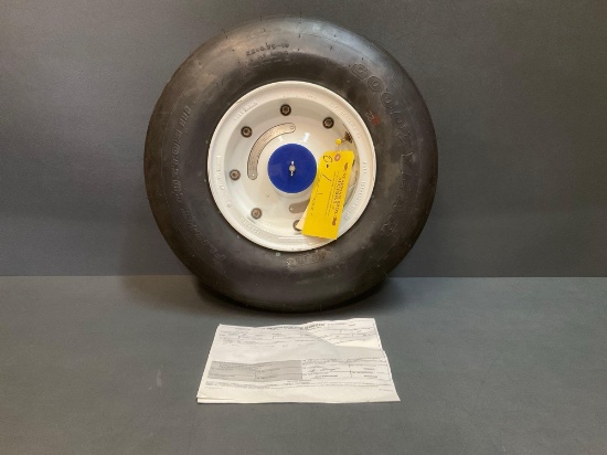KING AIR NOSE WHEEL & NEW TIRE ASSY 101-8026-5 (OVERHAULED/MODIFIED)
