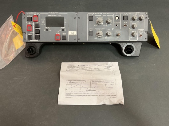 RIGHT HAND CREW SWITCH PANEL ASSY 4525108066-023 (INSPECTED/REMOVED FROM TEARDOWN AIRCRAFT WITH
