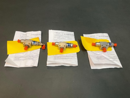 LEAR 45 BRAKE SHUTTLE VALVES 7632401002-003 (ALL INSPECTED & REMOVED FROM 1 TEARDOWN AIRCRAFT)