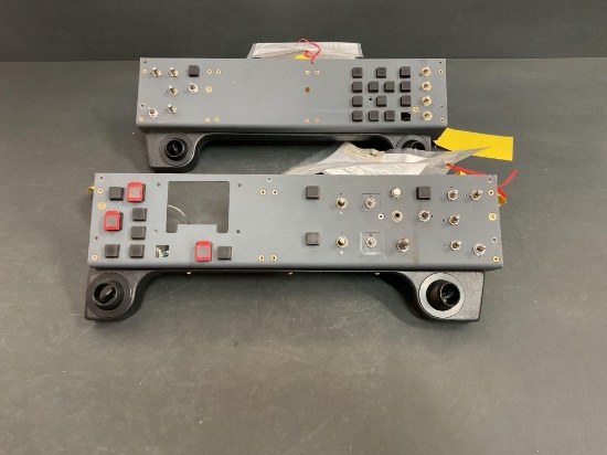 LEAR 45 CREW SWITCH PANELS 4525108066-023 & 4525108064-011 (INSPECTED/REMOVED FROM TEARDOWN AIRCRAFT