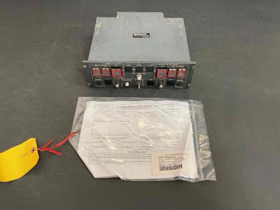 LEAR 45 ENGINE/FUEL CONTROL PANEL 4576108500-027 (INSPECTED/REMOVED FROM TEARDOWN AIRCRAFT WITH