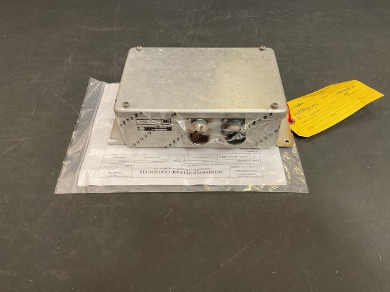 LEAR 45 RELAY PANEL 4533488524-015 (INSPECTED/REMOVED FROM TEARDOWN AIRCRAFT WITH TIMES & CYCLES)
