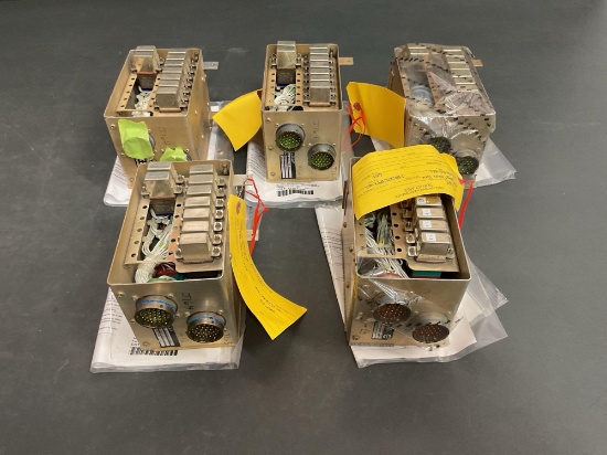 LEAR 45 RELAY PANELS 4533108543-013 (INSPECTED/REMOVED FROM TEARDOWN AIRCRAFT WITH TIMES & CYCLES)
