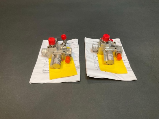 LEAR 45 ISOLATION VALVES 6678300000-023 (INSPECTED/REMOVED FROM TEARDOWN AIRCRAFT WITH TIMES &