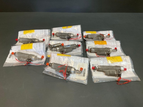 LEAR 45 HYDRAULIC FUSES 6632401001-023 (INSPECTED/REMOVED FROM TEARDOWN AIRCRAFT WITH TIMES &