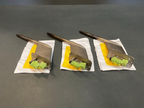 LEAR 45 PITOT TUBES 6634100000-001, -003 & -005 (ALL REMOVED FROM 1 TEARDOWN AIRCRAFT/INSPECTED)