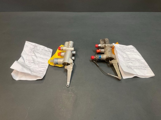 LEAR 45 EMERGENCY BRAKE VALVES 6632401002-011 (INSPECTED/REMOVED FROM TEARDOWN AIRCRAFT WITH TIMES &