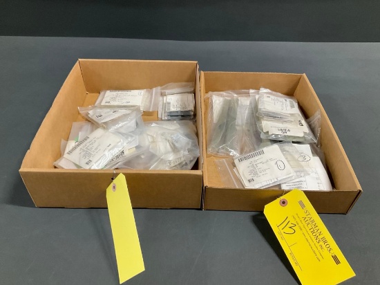 BOXES OF NEW T-6 TEXAN II FLAP REPAIR INVENTORY 133-160013-5,-8,-11, -14 & -13, 133-160010-7 & -8,