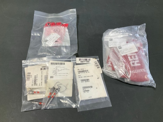 (LOT) REMOVE BEFORE FLIGHT & LOCKING PINS 133-590017-3, 57252-1 & RBFSM