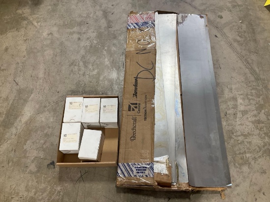 (LOT) HYDRAULIC FILTERS & METAL SHEETS