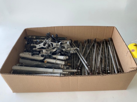 (LOT) SCARAB PUSH RODS, HOUSINGS & KEEPERS