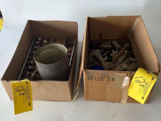 BOXES OF ANTIQUE SPARK PLUGS