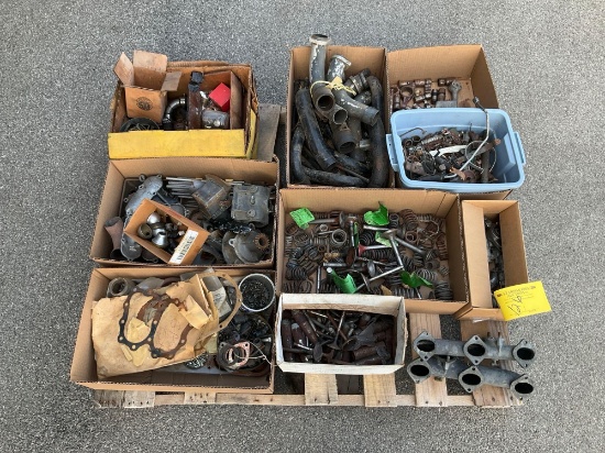 BOXES OF WRIGHT, WARNER & MISC ENGINE INVENTORY
