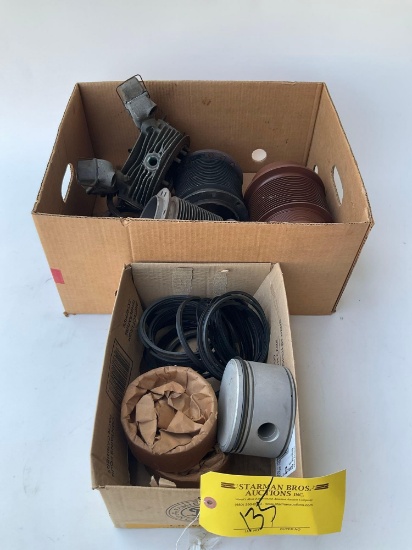 PISTONS, RINGS & CYLINDER HEAD