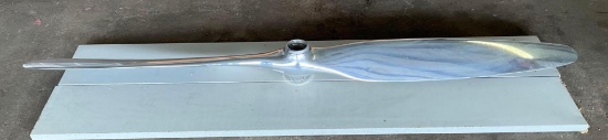 CURTISS-REED FIXED PITCH STEEL PROPELLER (95" LENGTH) HAS PAINT SCRATCH
