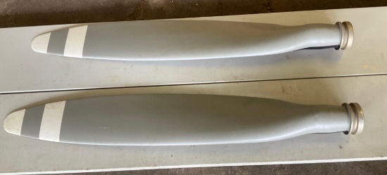 STANDARD STEEL, PROPELLER BLADES 18848/18850 (49 5/8 LENGTH) VARIOUS PITTING
