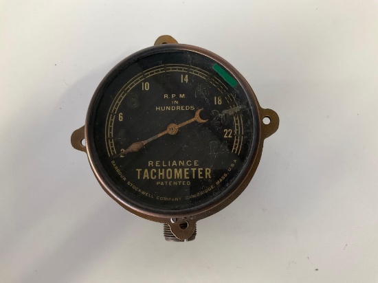 Reliance Brass Housing Tachometer