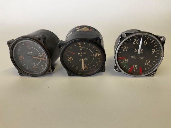 Kollsman & Aeromarine Tachometers