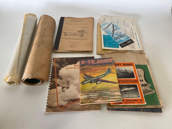 (LOT) AIRCRAFT POSTERS & MODEL AIRPLANE INFO