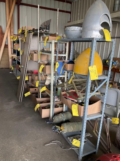 ROW OF CABINETS & SHELVING (DOES NOT INCLUDE INVENTORY/LOCAL PICKUP ONLY)