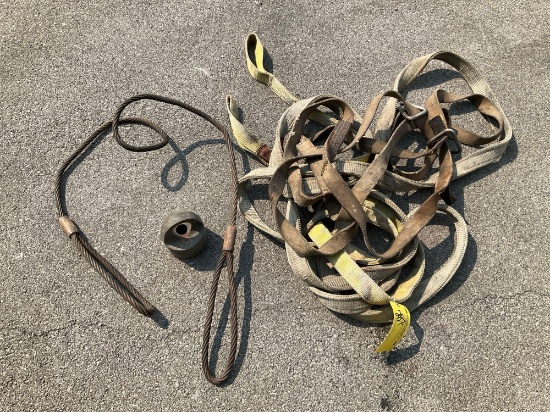 (LOT) ENGINE LIFTING EYE & SLINGS